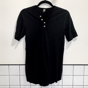 AMERICAN APPAREL HENLEY TSHIRT